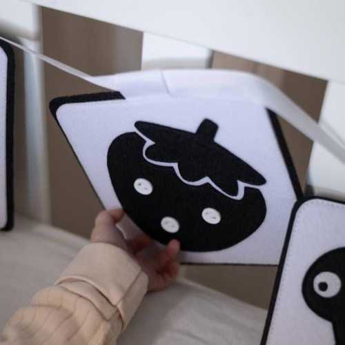 Sensory flashcards | High Contrast Sensory Flash Cards (0-6 Months Old) |  Newborn Baby Flash Cards | New Baby Gift | Baby shower Gift