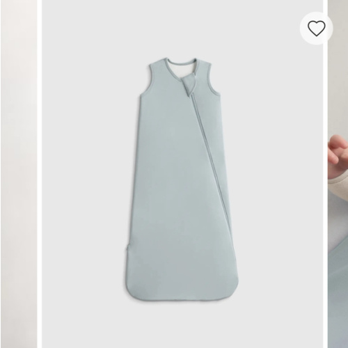 Bamboo Sleep Bag 1.0 TOG in Light Grey