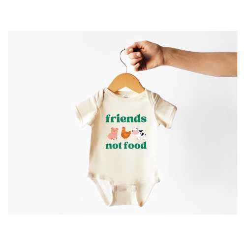 Friends Not Food Infant Onesie