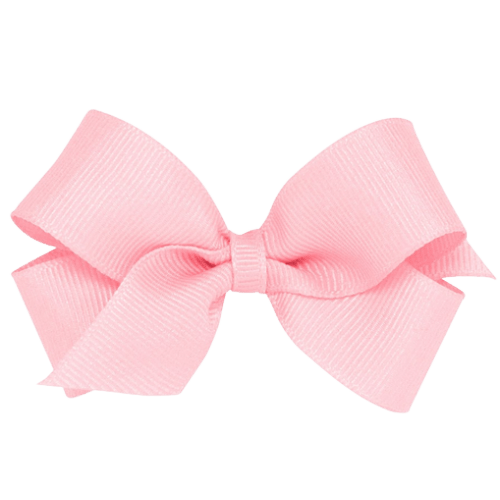 Wee Ones Mini Light Pink Bow - Bibs and Kids Boutique