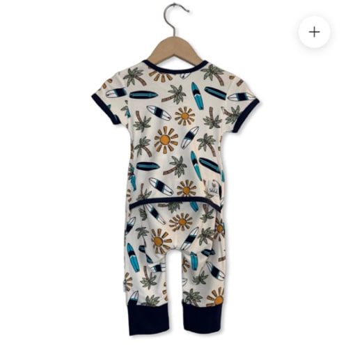 Surfs Up Short Long Romper