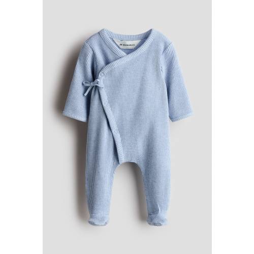 WAFFLED COTTON JUMPSUIT