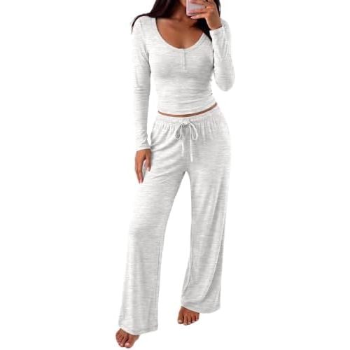 Trendy Queen Lounge Sets For Women Matching Set 2 Piece Travel Fall Outfits