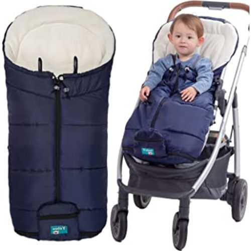 Yobee Winter Outdoor Tour Waterproof Stroller Bunting Bag, Warm and Comforatble Stroller Footmuff, Toddler Universal Stroller Sleeping Bag, Multi-Use,6 to 36 Months