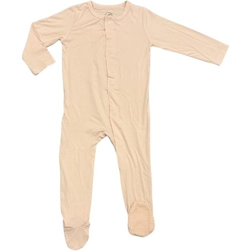 Avee & Co Footie Pajamas - Quick Magnetic Fastener Sleeper for Baby Boy and Girl (0-24 months)