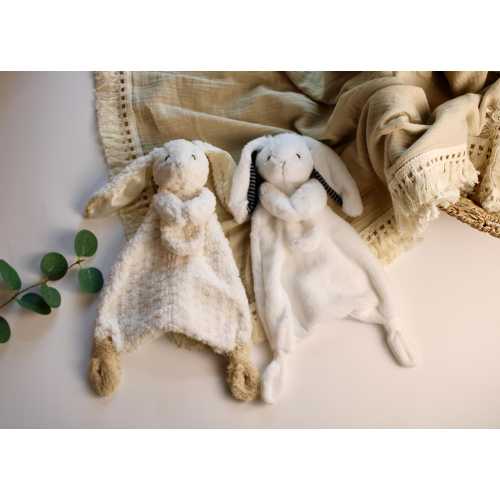Bunny Plush Lovey: Soft Newborn Security Blanket