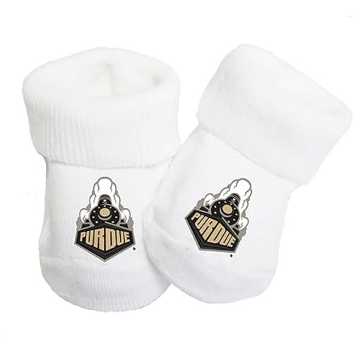 Purdue University Boilermakers Baby Toe Bootie Socks 0-9 Months