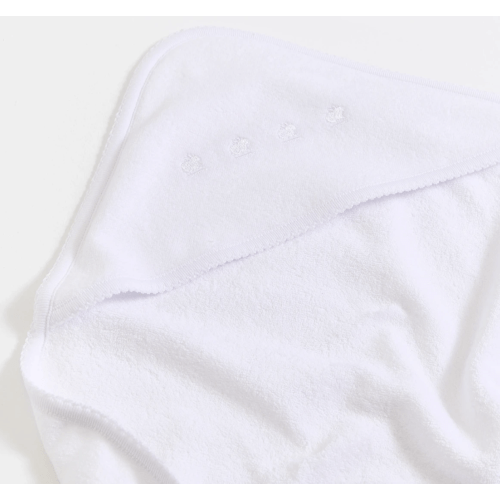 Logo Hooded Towel With Glove | babycottons