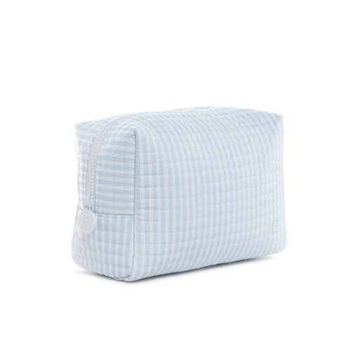 Quilted Everyday Bag, Pimlico Blue Stripe