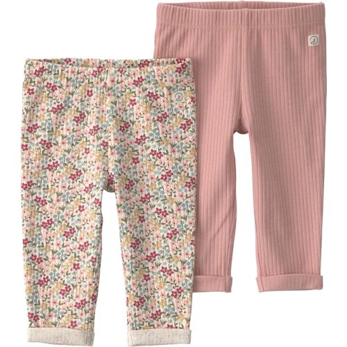 Little Planet by Carter's Unisex Baby 2-Pack Ribbed Pants Made with Organic CottonPants