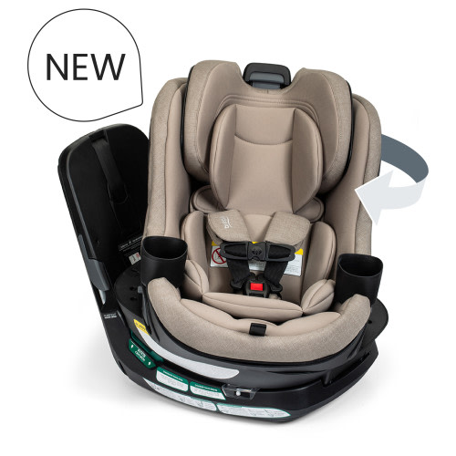 Galaxy360™ Slim Rotating Convertible Car Seat With SwivelSmooth™ ( Teak )