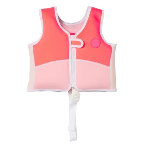 SUNNYLiFE Swim Vest - Constructed with Neoprene Plus a Secure Front Zip and Develop Water Confidence. | Toddler Swim Vest