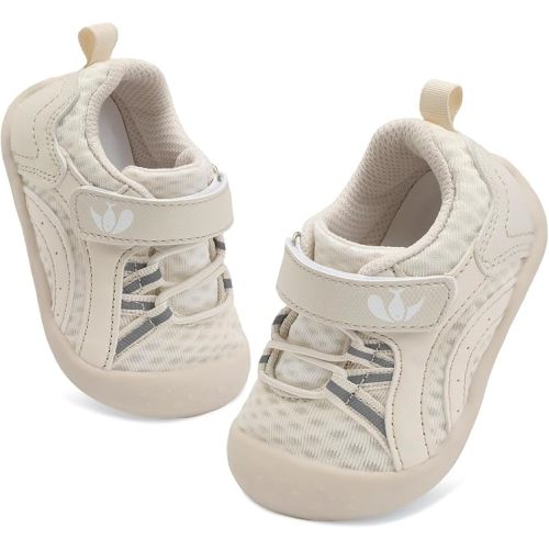FEETCITY Wide Baby Shoes Boys Girls Baby Barefoot Shoes Breathable Infant Walking Shoe Crib Sock Shoe Toddler Sneakers Flexible