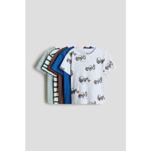 5-PACK JERSEY T-SHIRTS