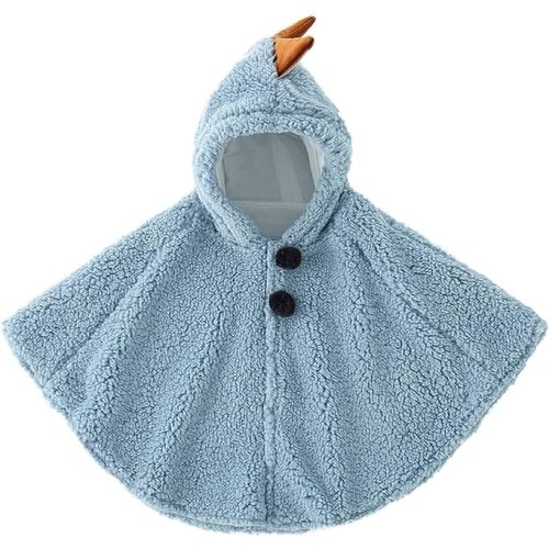 Baby's Car Seat Poncho Cute Toddler Hooded Poncho Cloak Coat Cape Coat Snowsuit Warm Poncho Shawl Poncho 0-3Years