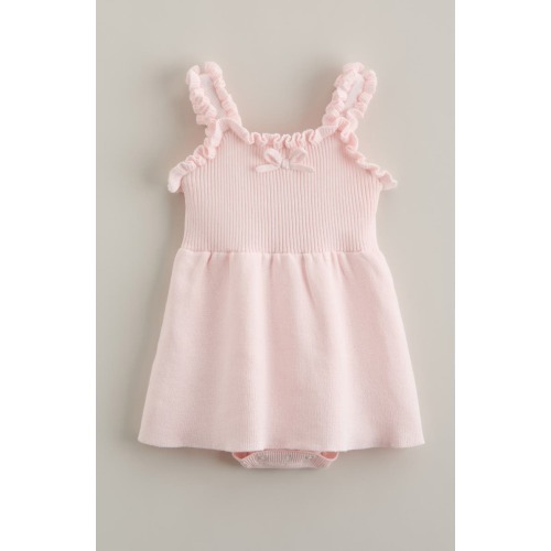 Ruffle Accent Skirted Sweater Bodysuit, 6M