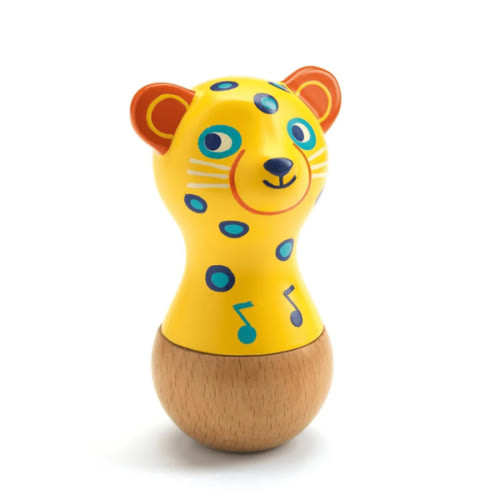 Djeco Animambo Jaguar Maraca Musical Instrument