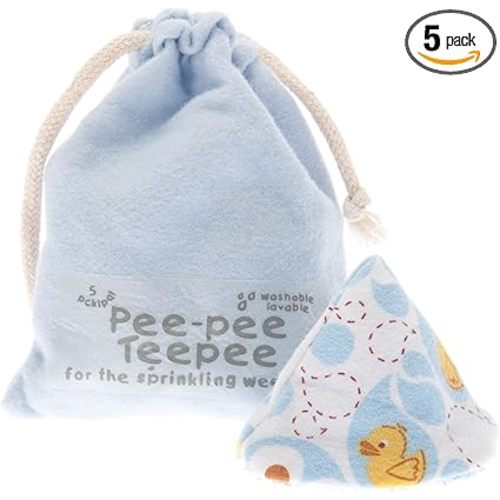 Beba Bean Pee-Pee Teepee Rubber Ducky Blue - Laundry Bag, PT3095