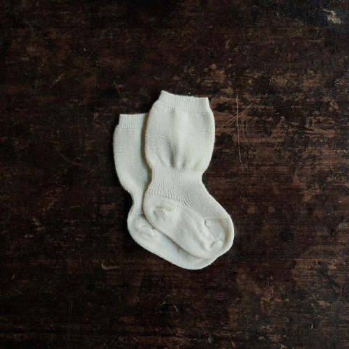 Baby Wool Socks - Natural