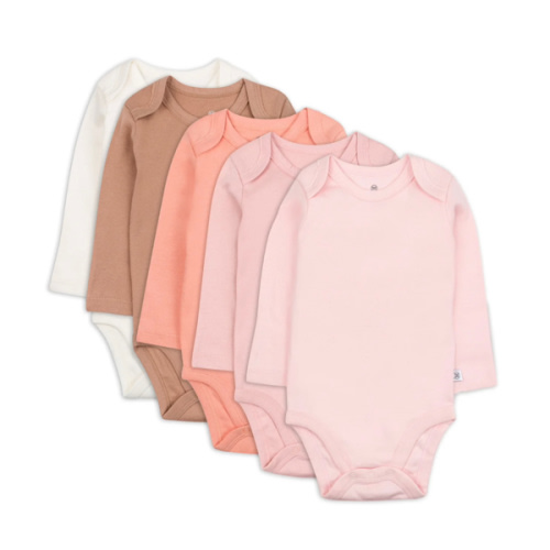 5-Pack Organic Cotton Long Sleeve Bodysuits | Honest Baby Clothing
