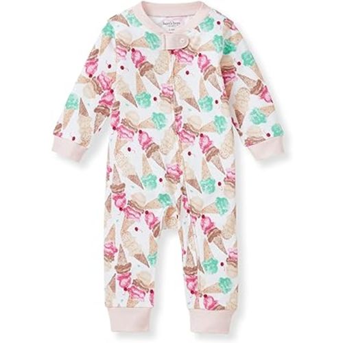 Burt's Bees Baby baby girls Sleep and Play Pajamas zipped jumpsuit