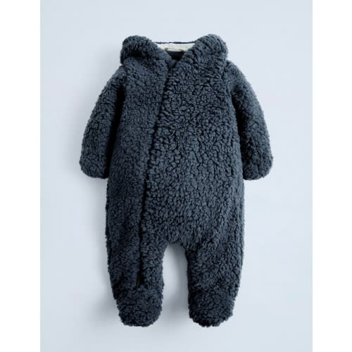 FAUX SHEARLING BODYSUIT - Petrol blue | ZARA United States