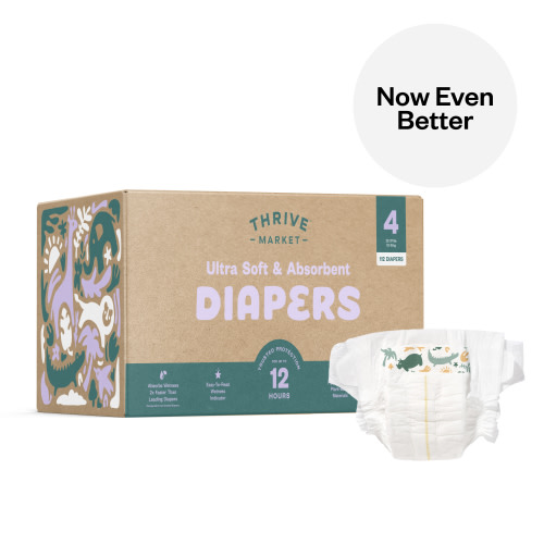 Value Size Ultra Soft & Absorbent Diapers, Size 4