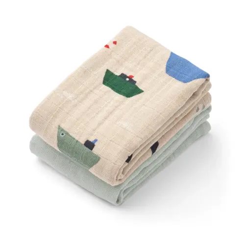 Lewis muslin blanket 2-pack