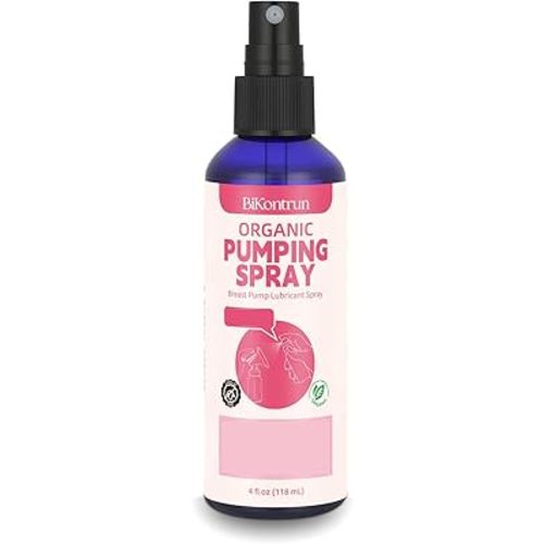 Milk Pumping Spray for Breast Pump Parts, Lubricant for Shields & Flanges, Helps Reduce Friction During Pumping, Gentle Vegan Formula Lanolin-Free