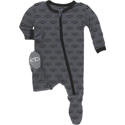 KicKee Halloween Celebrations Footie with Zipper, One-Piece Baby Clothes, Boy and Girl Soft Clothes
