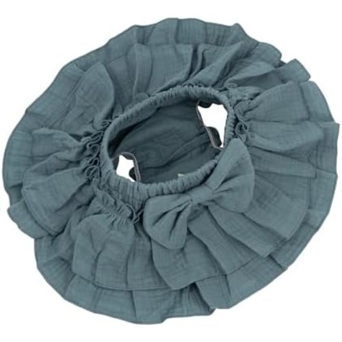 HOOLCHEAN Baby Girls Soft Cotton Gauze Ruffle Mini Skirt with Shorts