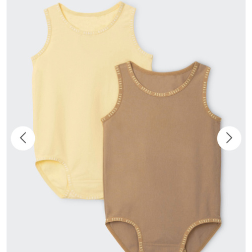 Bonds Wondergrow Singletsuit 2 Pack | Baby Baby Bodysuit | BWB3A