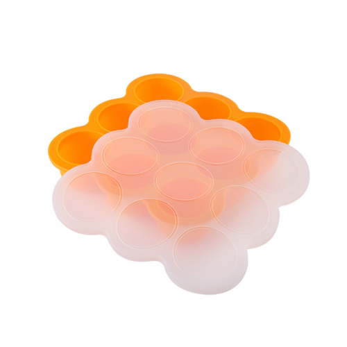 Lssam Silicone Freezer Trays and Baby Food Storage Containers with Clip Lid, Durable Molds for Homemade Purees, Vegetables, Fruit, and Breast Milk for New Parents