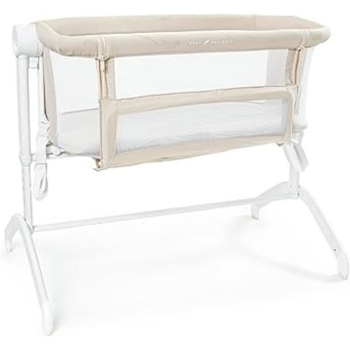 Baby Delight Beside Me Wink Bassinet | Bedside Sleeper | 7-Position Height Adjustment | Organic Oat