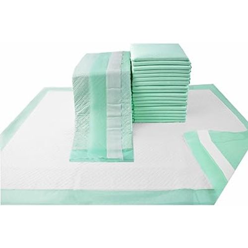 Bed Pads with Adhesive Strips 30'' X 36'' Disposable Underpads Extra Large Thicker Incontinence Pads for Unisex Adult, Senior, Kids and Pet (30 Count)