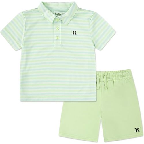 Hurley baby-boys And Toddler Boys' Polo and Shorts 2-piece Outfit Set