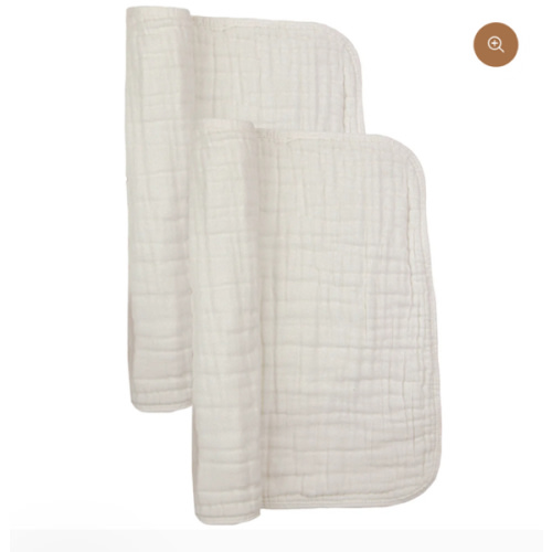Cloud Muslin™ Burp Cloth 2 Pack - Grey