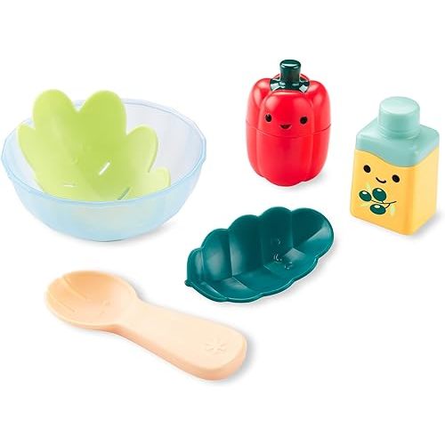 Skip Hop Baby Bath Toy Tub-to-Table Café Prep & Serve Salad Set Bathtub Sensory Development Toy Age 12m+