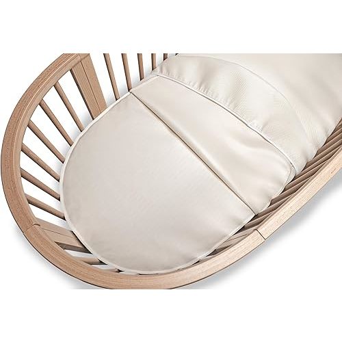 Naturepedic Oval Baby Crib Mattress - Lightweight Infant & Toddler Mattress - Waterproof Bed Mattress for Crib - Non-Toxic Mattress for Baby Bed V3 (27.5" x 53.7" x 3")