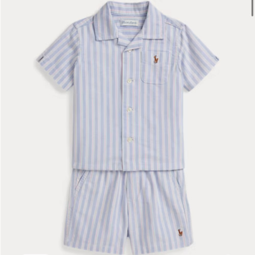 Oxford Shirt & Polo Prepster Short Set