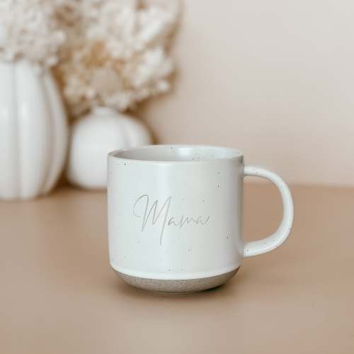 'Mama' Two Sided Crafted Speckled Ceramic Mug
