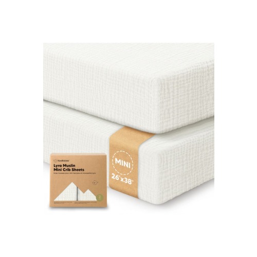 2-Pack Lyra Muslin Mini Crib Sheets