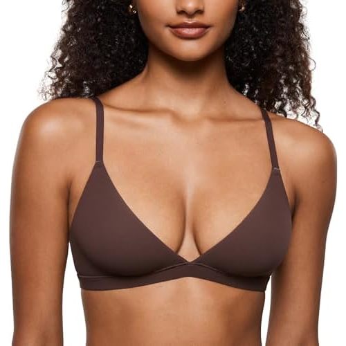 INLYRIC Women's Unlined Triangle Bralette