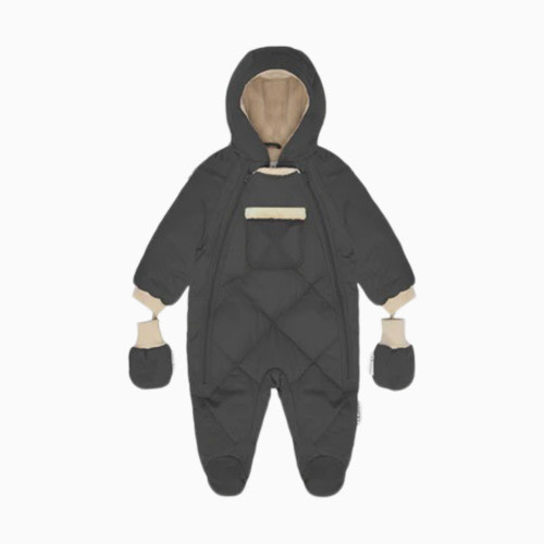 7AM Enfant Benji Snowsuit Bebe - Smokey Quilted, 3-6 M