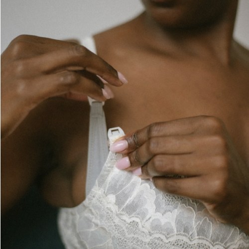 Tulip Lace Organic Cotton Nursing Bralette - Ash – MORROW+MINT