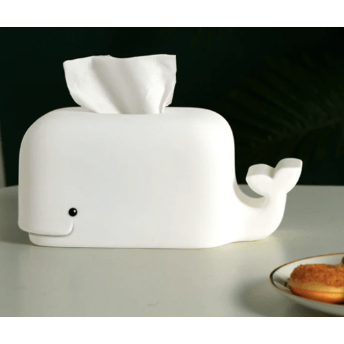 Little Whale Tissue Box, Silicone Material