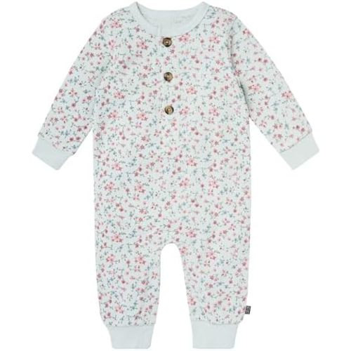 Modern Moments by Gerber baby-girls Long Sleeve Long Leg Slouch Romper