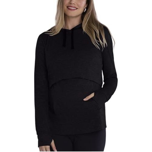 Motherhood Maternity Women's Lift Up Nursing Hoodie for Breastfeeding