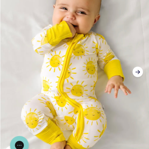 Sunshine Zippy - Little  Sleepies- 3-6 months