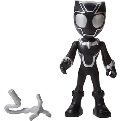 Spidey and his Amazing Friends Supersized Black Panther 9-inch Action Figure, Marvel Preschool Super Hero Toys, Kids Birthday Gifts, Ages 3+
